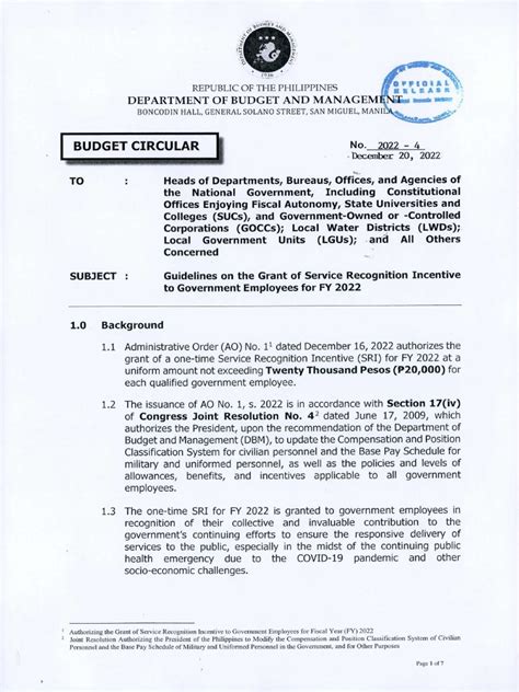 LOCAL BUDGET CIRCULAR DEC 2022 .